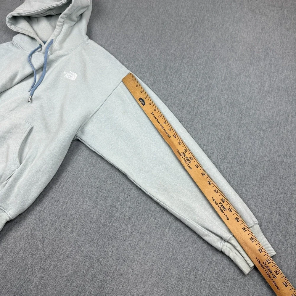 The North Face Hoodie Mens‎ Medium Light Blue Simple Dome Pullover Sweatshirt